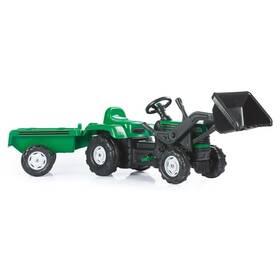 Dolu 8048-u-a Pedal Tractor With Full Ranchero Trailer Toy Front Loader Open Box