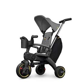 Doona Liki Trike S3 Foldable Push Trike And Tricycle For Up To 3 Years Grey