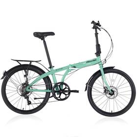 Earth & Table 950843474329 24 Inch Folding City Bike Aluminum Frame 7 Speed
