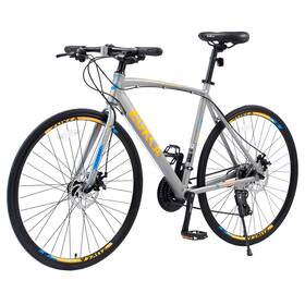 Earth & Table 950843474350 24 Speed Hybrid Bike Disc Brake 700c Road For Men