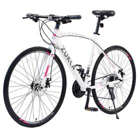 Earth & Table 950843474374 24 Speed Hybrid Bike Disc Brake 700c Road For Men