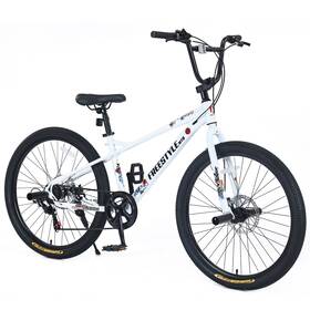 Earth & Table 950843474459 Freestyle Kids Bike Double Disc Brakes 26 Inch Childrens Bicycle For Boys