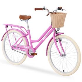 Earth & Table 950843474770 Steel Frame Multiple Colors For 10 Years Old Girls Bike 24 Inch Wheel