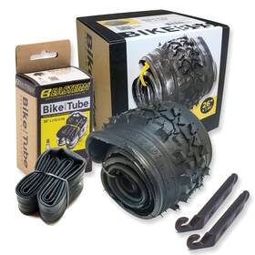 Eastern Bikes 426955396594 26 Inch Bike Tire Replacement Kit For Mountain Tires X 1.95 Includes