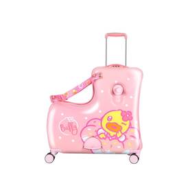 Eing H11-xlxduck24-hd Childrens Ride-on Travel Suitcase Rolling Kids Luggage With Wheels C