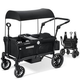Elemara 840452602700 Stroller Wagon For 2 Kids Foldable Premium All Terra