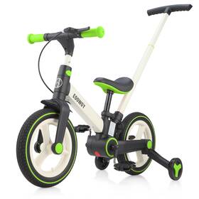Eoowoy S900-green Balance Bike With Push Handle For Kids 18-60 Months 6 In 1 Foldable Bik