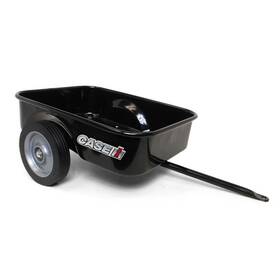 Ertl 822445446201 Case Ih Black Pedal Trailer With Smv Decal 12994-caseih
