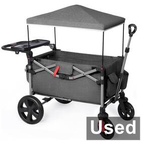 Ever Advanced Vff95n Foldable Wagon With 5-point Harness And Adjustable Handle Black