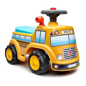 Falk Fa704 Yellow School Bus Ride-on And Push-along Toy Vehicle