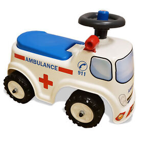 Falk Falk Ambulance Vehicle With Opening Seat And Steering Wheel With A Horn