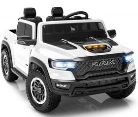 First Ride On 24ram1500 2 Seater Electric Car For Kids Licensed Ram 1500 Rho 24v Truck With Rem