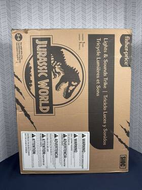 Fisher-price 194735047598 Fisher-price Jurassic World Toddler Tricycle Lights And Sounds Velociraptor New