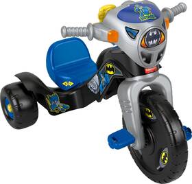 Fisher-price Hcf39 Batman Lights Sounds Tricycle For Kids Adjustable Seat All Terrain Tires