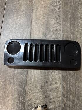Fisher-price Power Wheels 3900-6552 Black Grille For Jeep Wrangler Bck85 Oem