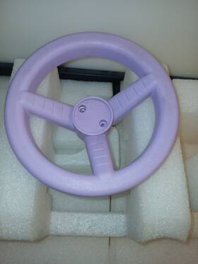 Fisher-price Power Wheels Cld96-2379 Steering Wheel Disney Jeep Wrangler