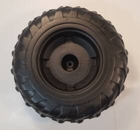 Fisher-price Power Wheels M7873-2789 - Black Front Right Wheel For Brute Force New Style