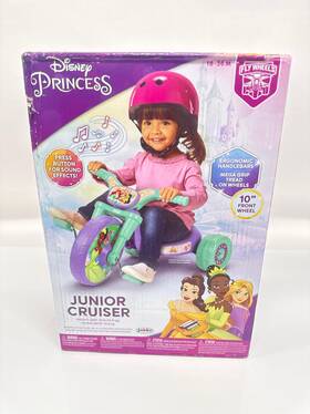 Fly Wheels 605601 Disney Princess Ride-on 10 Inch Tricycle With Sounds - Large