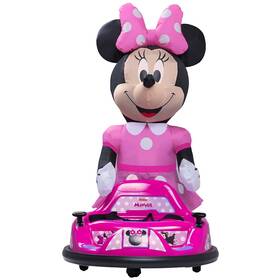 Flybar 680358084916 Minnie Mouse 6v Imaginair Ride On Bumper Car With Inflatable Character