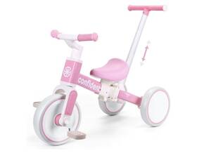 Formualiserke Baby Carriage Co. Ltd T07a Pink 3-in-1 Tricycle Adjustable Handle Carbon-steel Eva