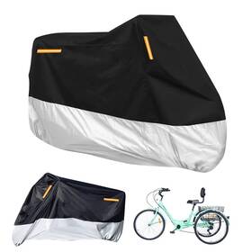 Foxtell 709527006822 Premium Adult Tricycle Cover Fit All 3-wheel Bike Or Motorcycles Outdoor And