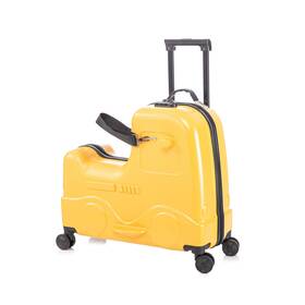 Fridtrip Lu0193 Kids Ride On Suitcase Check In Tollder Luggage With Spinner Wheels Lightweigh