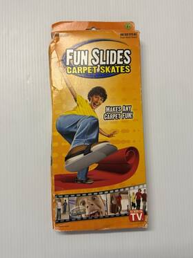 Fun Slides 673274002041 Carpet Skates Kids Indoor Skate Park Play - New