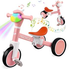 Fzhzz Yt01 Tricycle For Toddlers 1-3 Year Olds Toddler Balance Bike Boys Girls 2-4