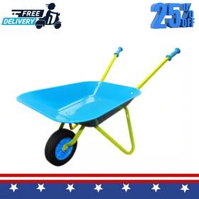 10041 G & F Products Just For Kids Wheel Barrel Round Tray Edge To Keep Fingers From Scratched