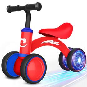 Gamfeiny B0f1ttp43v Colorful Lighting Baby Balance Bike For 1-3 Year Old Boys Girls Gifts 10-36 Mo