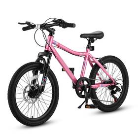 Garvee 955687956604 20 Inch Kids Mountain Bike 14 Height Carbon Steel Frame 7-speed With