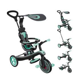 Globber 895224402107 4-in-1 Toddler Trike Push Bike Stroller Learning Tricycle For Toddl