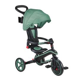 Globber By Kettler 732-104.2 Expolorer Foldable 4in1 Stroller Tricycle - Olive Green