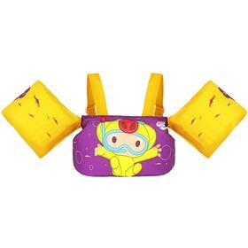 Gogokids V1-yd-fsx00111 Kids Swim Vest Toddler Floaties For 20-50 Lbs/2-6 Years Old Girls A