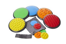 Gonge Tactile Discs Set Of 5 Assorted 4.3inch 10.6inch