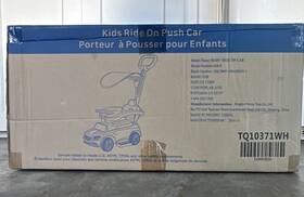 Goplus Tq10371wh Kids Ride On Push Car 4 Wheels Blue 2024 Toy Vehicle