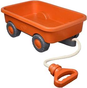 Green Toys 816409014803 Wagon Orange Cb - Pretend Play Motor Skills Kids Outdoor