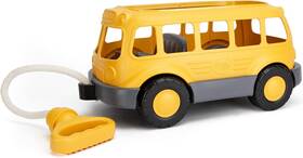 Green Toys Wagsb-1567 School Bus Wagon Yellow