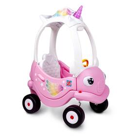 Grown Up 1018-04 Growftn My Unicorn Coupe Safe Sturdy Body 360-degree Spinning Wheels Doo