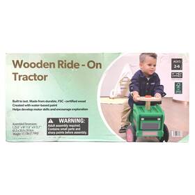 Guanyi Cl 6973080631867-p Kids Wooden Ride-on Vehicle Fsc Certified Wood And Water-based Paints