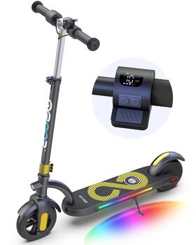 Gyroor 198168284247 Electric Scooter Dual Brake E-throttle Led Display H40-gold Open Box