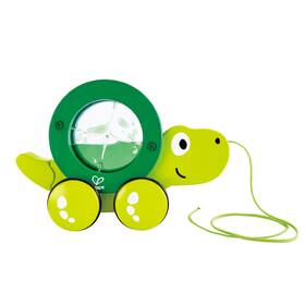 Hape E0354 Pull Along - Tito Wooden Green Turtle 1