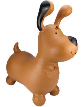Happy Hopperz Hhz38 Brown Dog Inflatable Ride-on -
