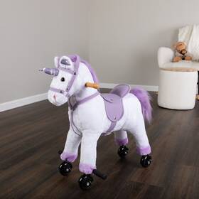 Happy Trails 93616960 Ride On Horse - Walking Unicorn Toys