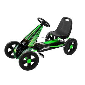 Hauck 90605-u-a Cyclone Junior Racing Go Kart 12 Inch Rims And Race Style Pedals Open Box