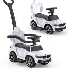 Hetoy Th17t0350-e16 4-in-1 Licensed Bmw Push Car Kids Ride On Stroller Toddler Sliding Walking Cars