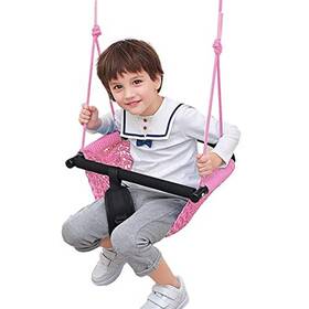 Hi-na 308337 Kids Swing Seats Indoor Hand-made With Adjustable Rope Outdoor Swi