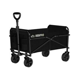 Highpro Plg-cfw001 Collapsible Wagon Carts Foldable Heavy Duty Beach Folding ... Fast Ship