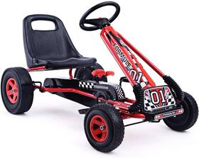 Honey Joy 313095466454 Go Kart For Kids 4 Wheel Quad Off-road Pedal On Foot Cart With Steeri