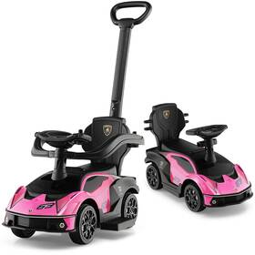 Honey Joy Hj-1032-ca Push Cars For Toddlers Lamborghini Kids Toy Car Stroller With Handle And Deta